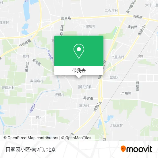 田家园小区-南2门地图