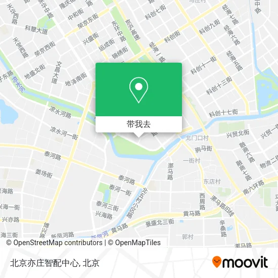 北京亦庄智配中心地图