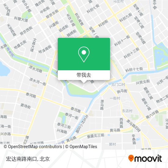 宏达南路南口地图