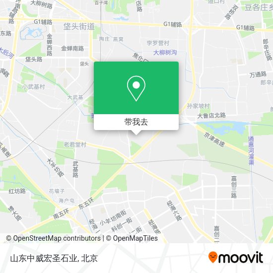 山东中威宏圣石业地图