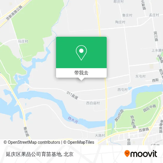 延庆区果品公司育苗基地地图