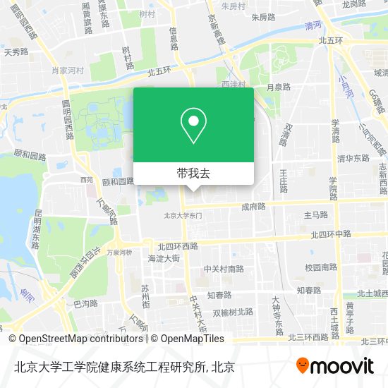 北京大学工学院健康系统工程研究所地图