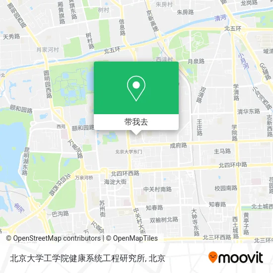 北京大学工学院健康系统工程研究所地图
