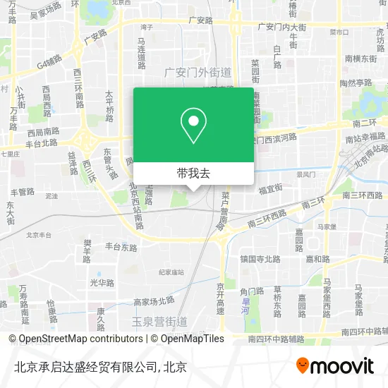 北京承启达盛经贸有限公司地图