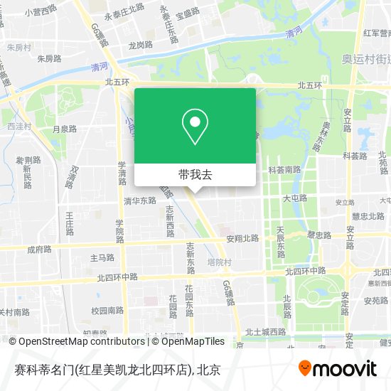 赛科蒂名门(红星美凯龙北四环店)地图