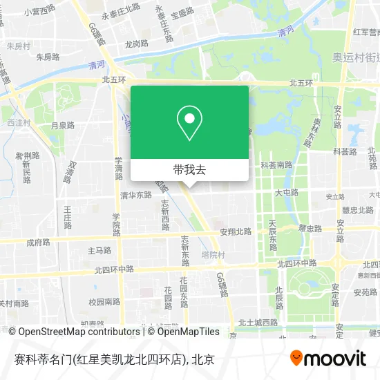 赛科蒂名门(红星美凯龙北四环店)地图