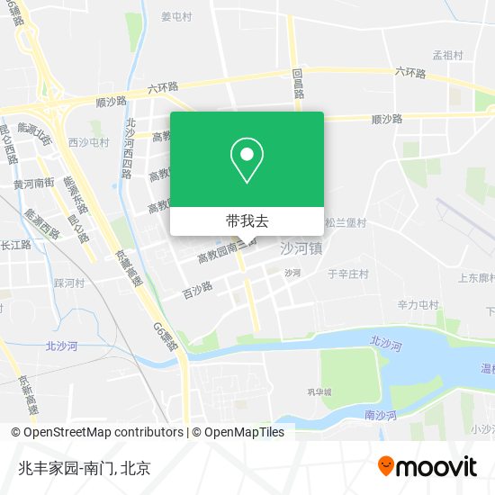 兆丰家园-南门地图