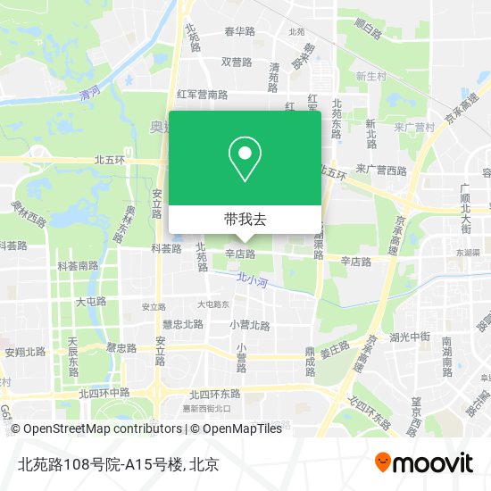 北苑路108号院-A15号楼地图