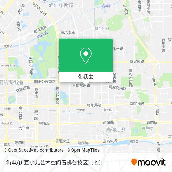 街电(伊豆少儿艺术空间石佛营校区)地图
