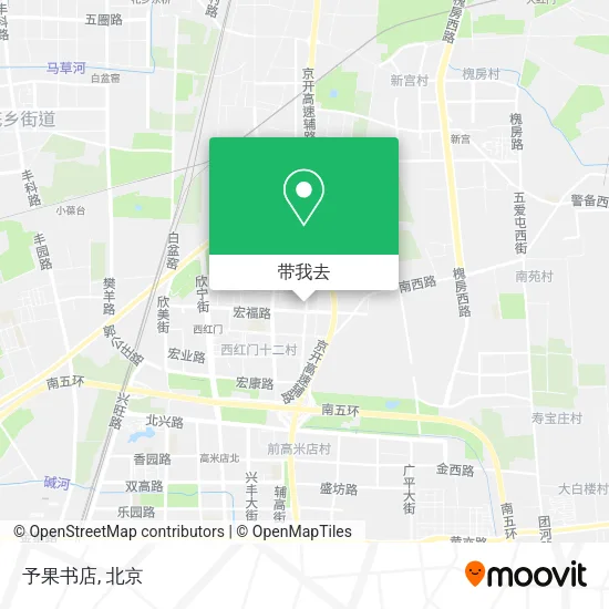 予果书店地图