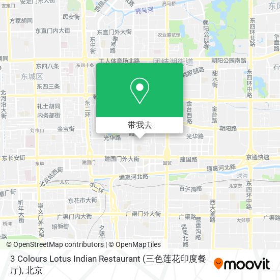 3 Colours Lotus Indian Restaurant (三色莲花印度餐厅)地图