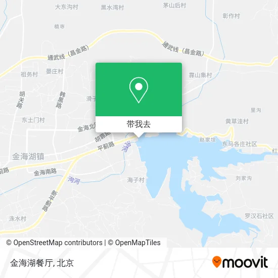 金海湖餐厅地图