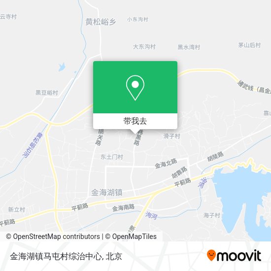 金海湖镇马屯村综治中心地图