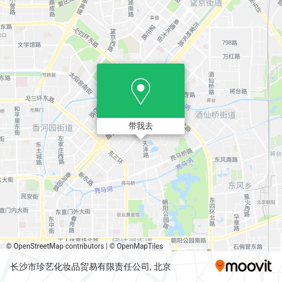 长沙市珍艺化妆品贸易有限责任公司地图