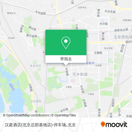 汉庭酒店(北京总部基地店)-停车场地图