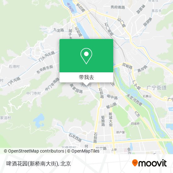 啤酒花园(新桥南大街)地图