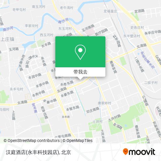 汉庭酒店(永丰科技园店)地图