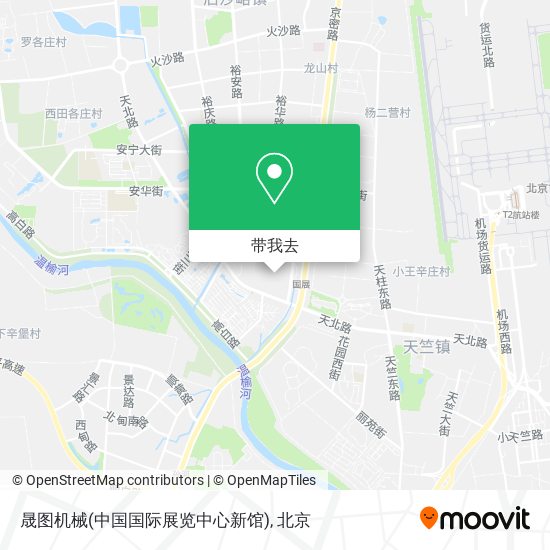 晟图机械(中国国际展览中心新馆)地图