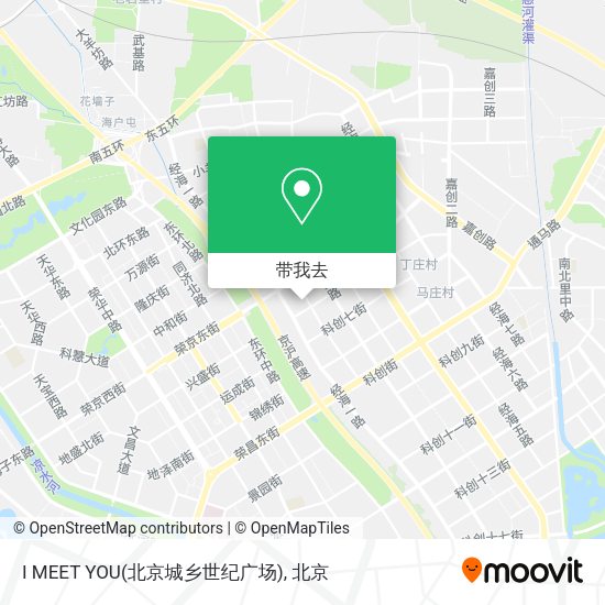 I MEET YOU(北京城乡世纪广场)地图