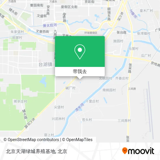 北京天湖绿城养殖基地地图