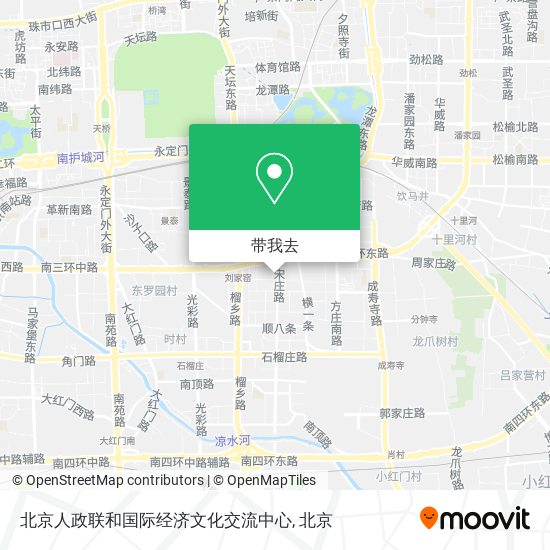 北京人政联和国际经济文化交流中心地图