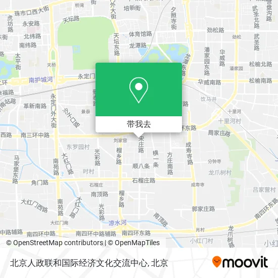 北京人政联和国际经济文化交流中心地图