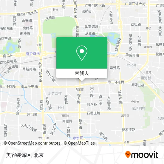 美容装饰区地图