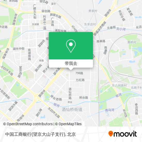 中国工商银行(望京大山子支行)地图
