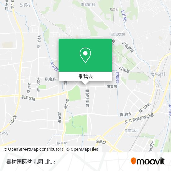 嘉树国际幼儿园地图