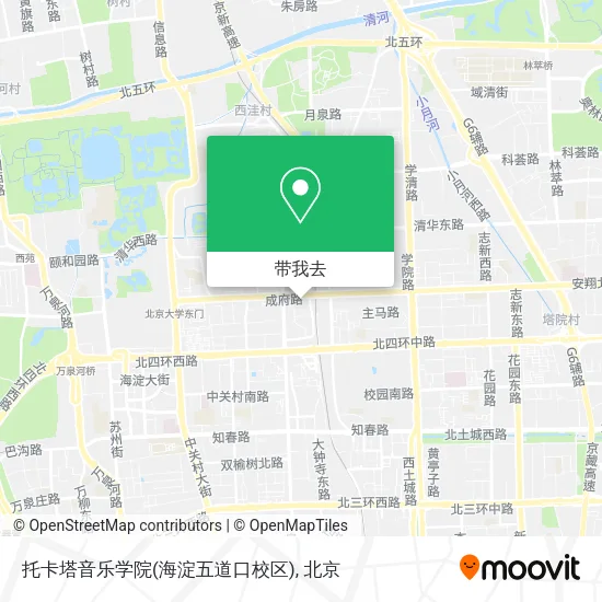 托卡塔音乐学院(海淀五道口校区)地图