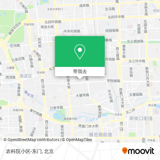 农科院小区-东门地图