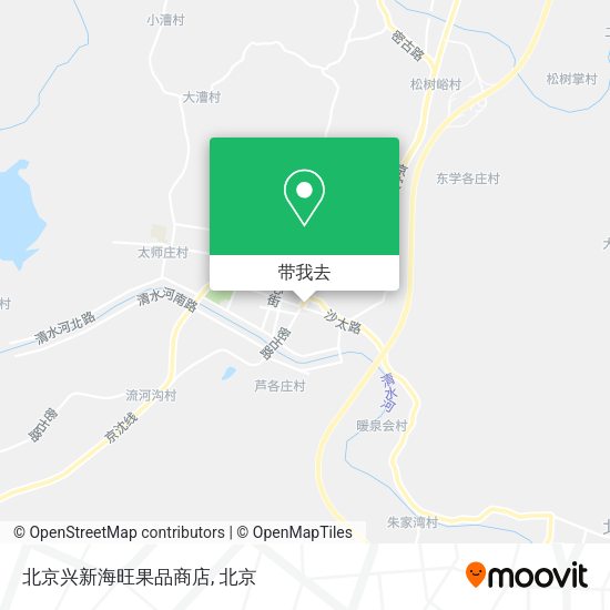 北京兴新海旺果品商店地图