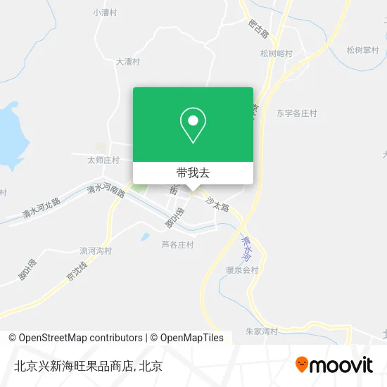 北京兴新海旺果品商店地图