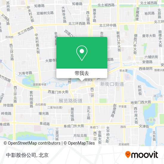 中影股份公司地图