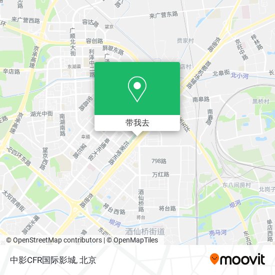 中影CFR国际影城地图