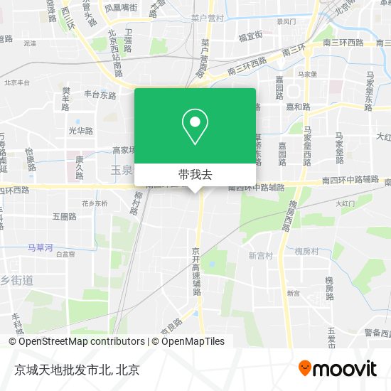 京城天地批发市北地图