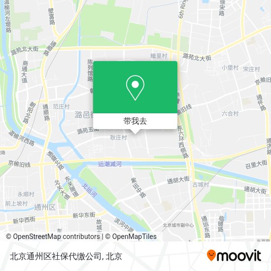 北京通州区社保代缴公司地图