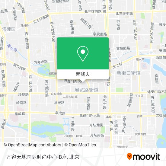 万容天地国际时尚中心-B座地图