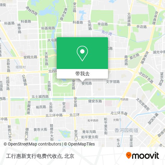 工行惠新支行电费代收点地图