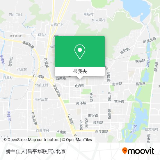 娇兰佳人(昌平华联店)地图