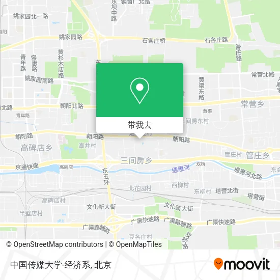 中国传媒大学-经济系地图