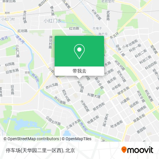 停车场(天华园二里一区西)地图