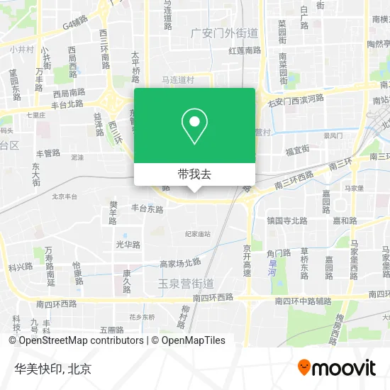 华美快印地图
