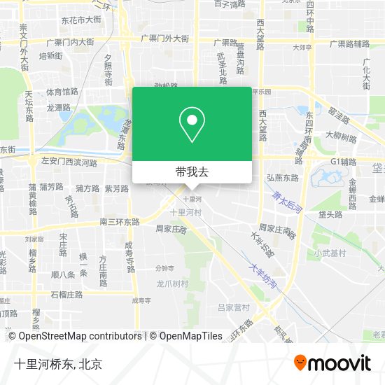 十里河桥东地图
