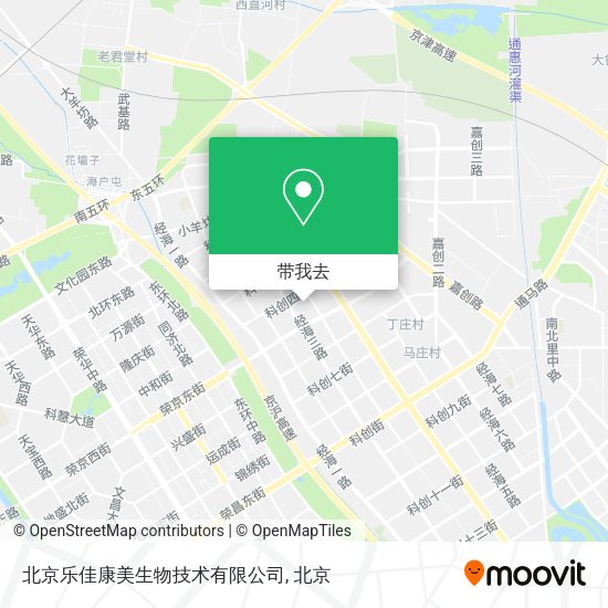 北京乐佳康美生物技术有限公司地图