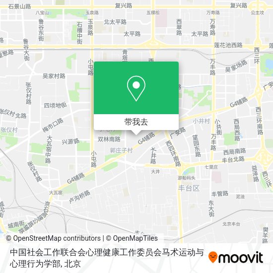 中国社会工作联合会心理健康工作委员会马术运动与心理行为学部地图