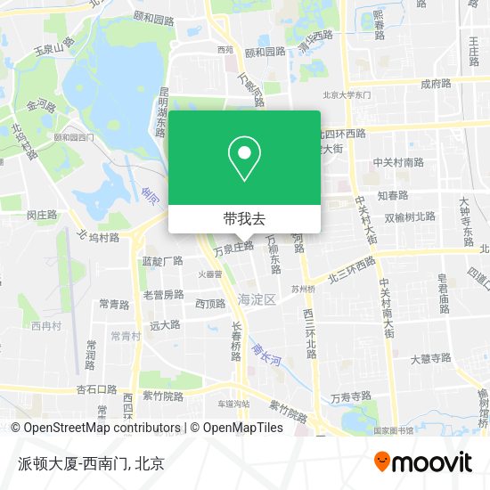 派顿大厦-西南门地图