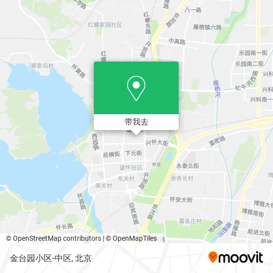 金台园小区-中区地图