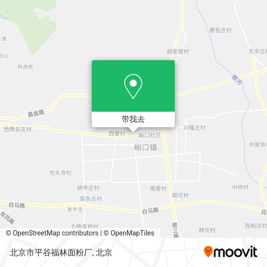 北京市平谷福林面粉厂地图