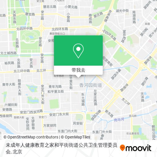 未成年人健康教育之家和平街街道公共卫生管理委员会地图